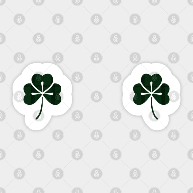 FUNNY SHAMROCK BOOBS Sticker by NAYAZstore